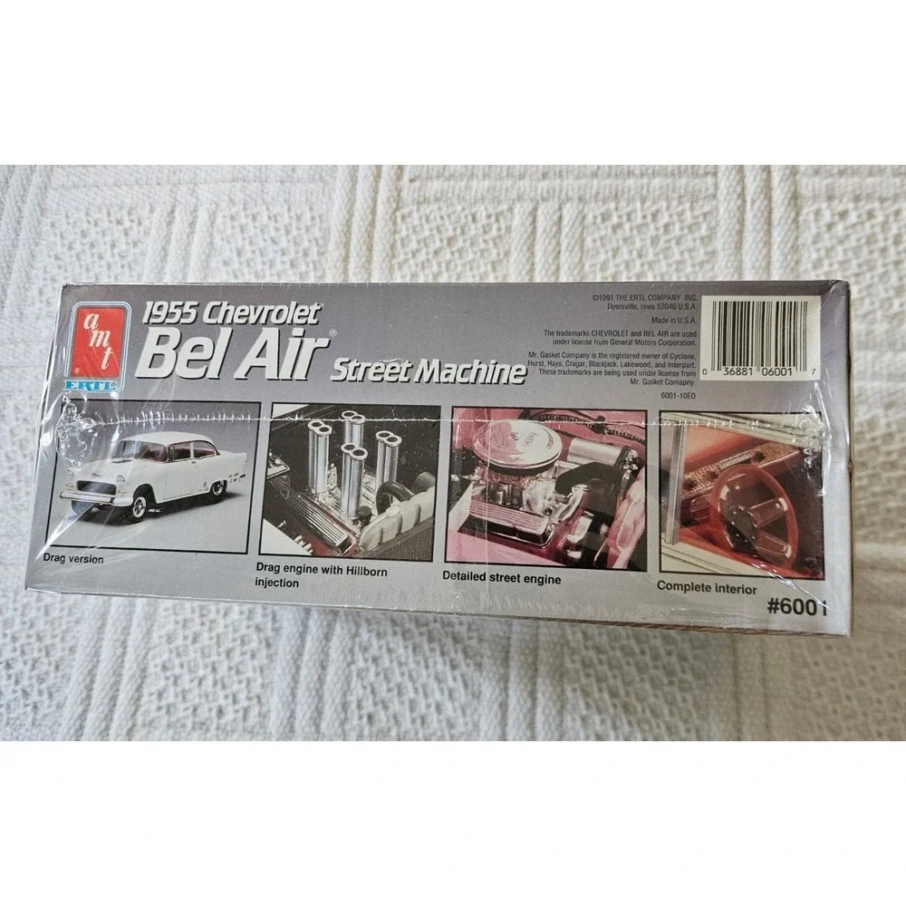 AMT 55 Chevrolet Bel Air Street Machine 1:25 Scale Kit 6001 Factory Sealed